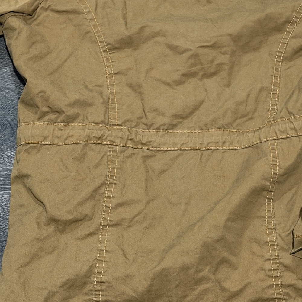 Tan Hooded Women's Jacket - Picture 5 of 5